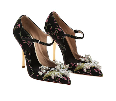 Giambattista Valli Floral Embellished Pumps