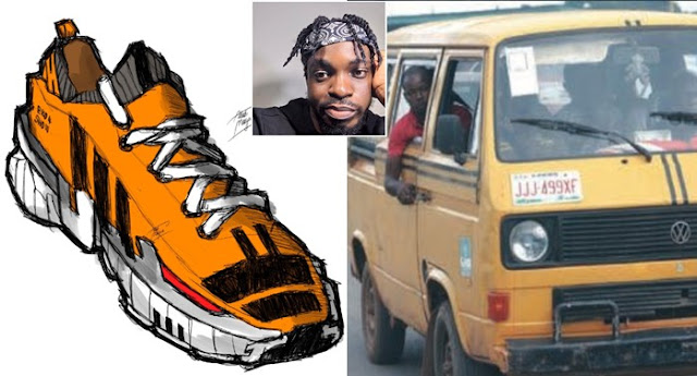 Nigerian Illustrator gets opportunity to pitch to Adidas after designing Danfo-inspired sneakers
