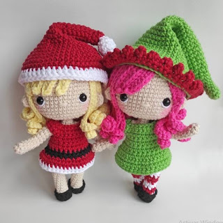 PATRON GRATIS MUÑECA NAVIDAD AMIGURUMI 54241