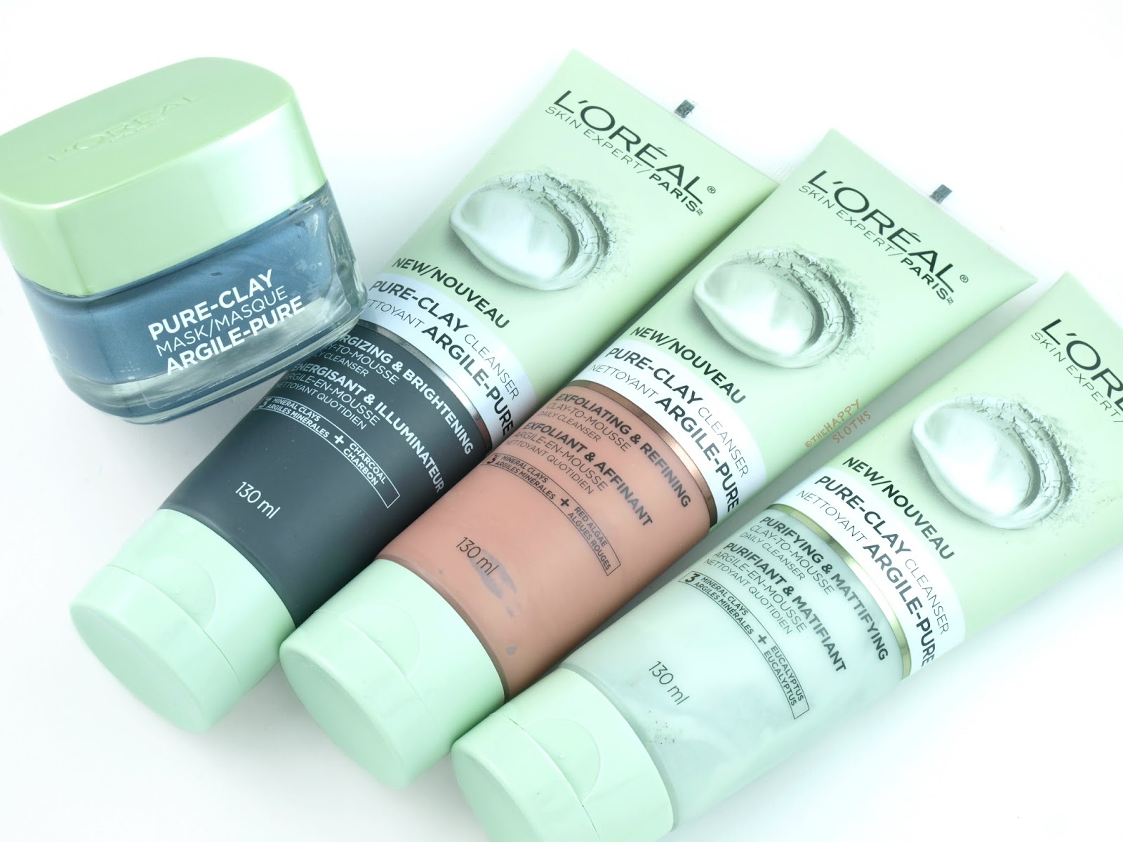 L'Oreal Pure-Clay Cleanser + Comforting & Unifying Mask: Review
