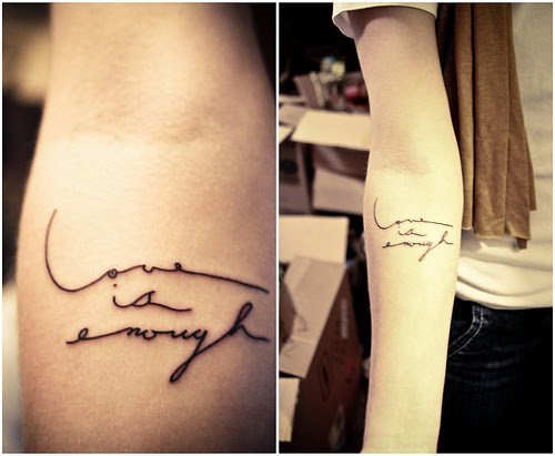 love quotes for a tattoo short love quotes tattoos