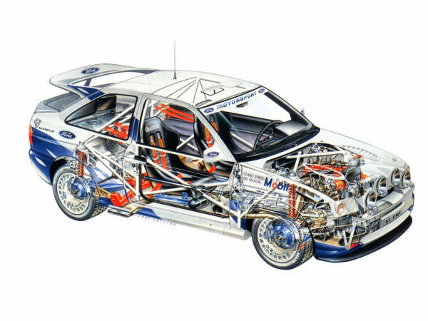 Meri Kits referencia MK234 en escala 1 43 de un Ford Escort Cosworth RS