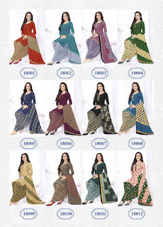 Kanika Sofiya vol 18 Cotton punjabi Patiyala dress WHolesaler