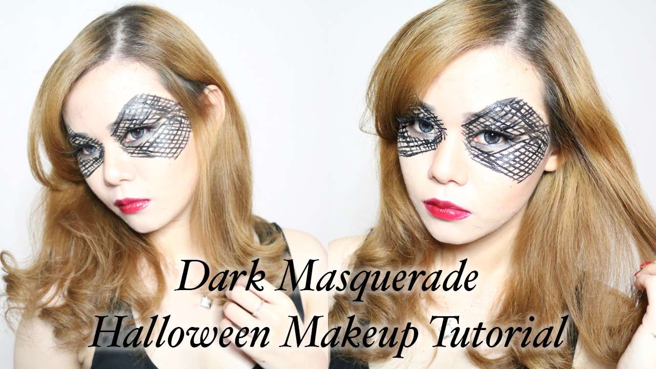 Halloween Makeup Tutorial Dark Masquerade Video Jean Milka