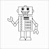 robot coloring pages free