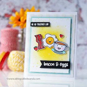 Sunny Studio Stamps: Breakfast Puns Purrfect Birthday Clean Simple Cards by Wanda Guess