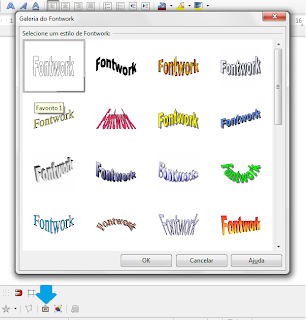 Adicionando um estilo Fontwork