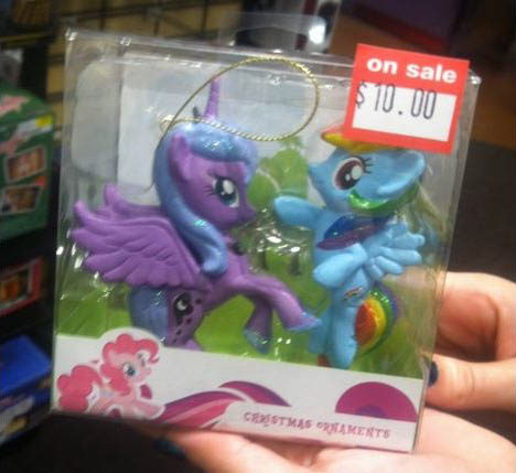 Princess Luna and Rainbow Dash Ornaments Found  MLP Merch