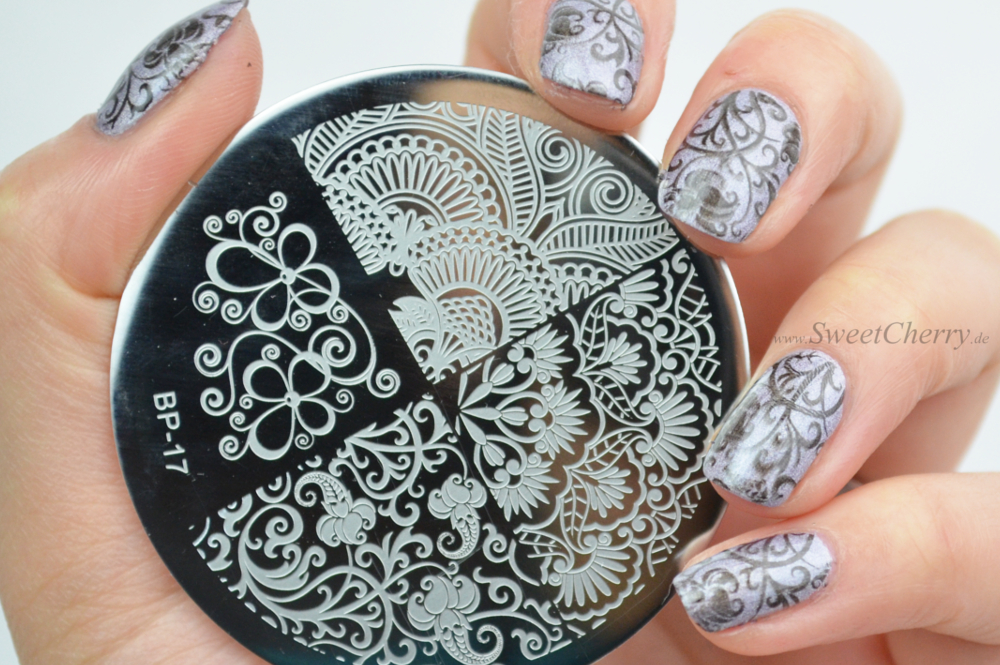 Cute Punk Nails Stamping Nageldesign (2 Varianten  - Stamping Nageldesign