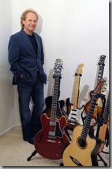 Lee-Ritenour with his guitars