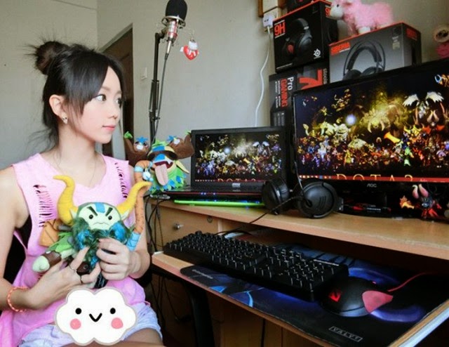 Foto Xiao Ting Beautifull Sexy DOTA Gamer