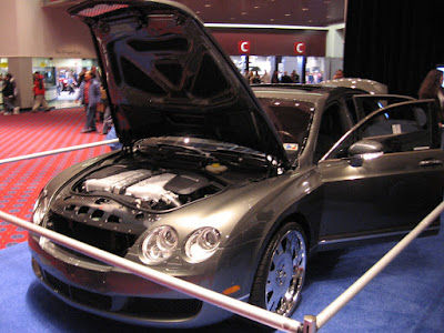 Bentley Continental Flying Spur at the Portland International Auto Show in Portland, Oregon, on January 28, 2006