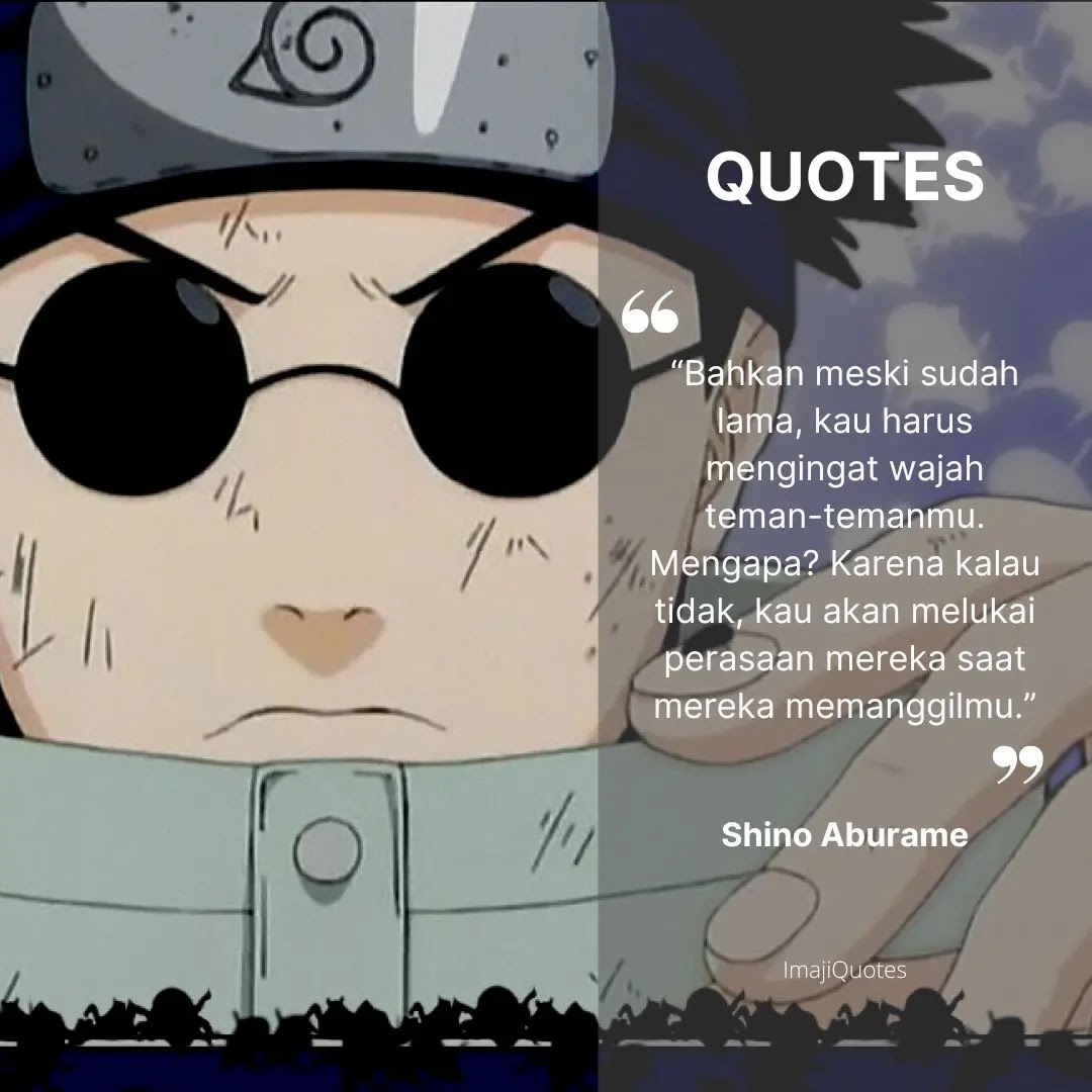 Kata Bijak Shino Aburame