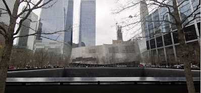 Las fuentes del Memorial del 9/11 en la Zona Cero.