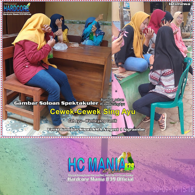 Gambar Soloan Spektakuler – Gambar Siswa-Siswi SMA Negeri 1 Ngrambe – Buku Album Gambar Soloan Edisi  7.1