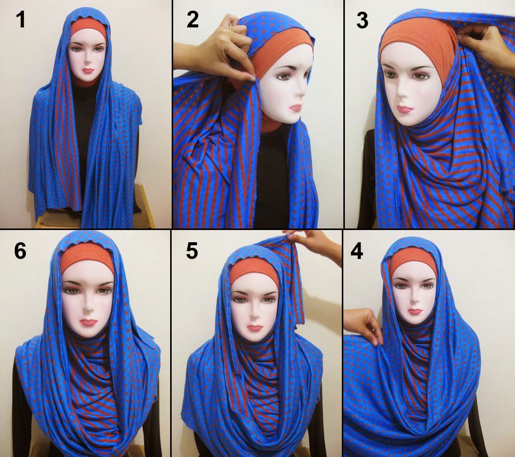 10 Cara Cara Pakai Hijab