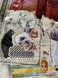 Collaging Junk Journal Page