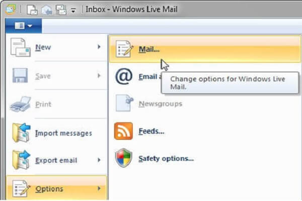 أعد تثبيت Windows Live Mail