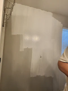 master bathroom wall repair