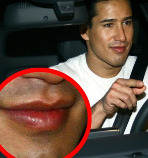 Mario Lopez Likes To Wear Lipstick