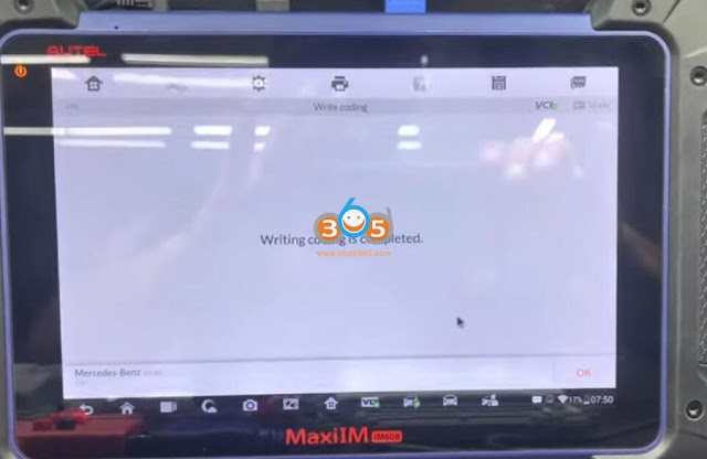 Autel IM608 Clone Mercedes ME9.7 ECU 28