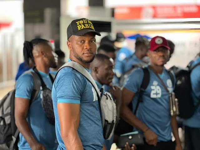 Photos: Rivers United departs Nigeria for Liberia to face Watanga FC in CAF Champions League