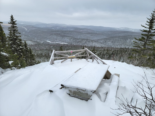 Point de vue à partir du mont Brassard