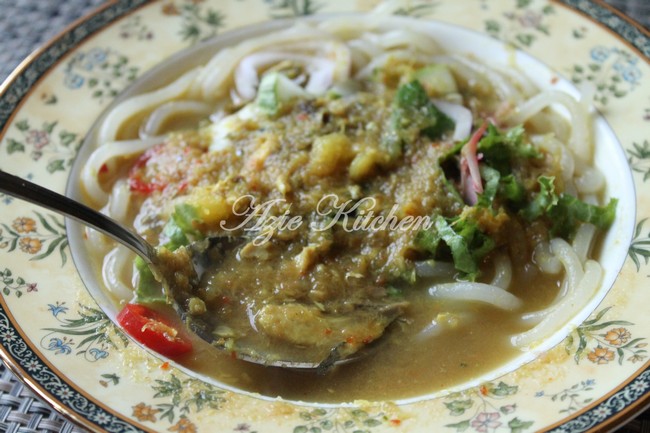 Penang Laksa Assam Yang Sangat Sedap - Azie Kitchen