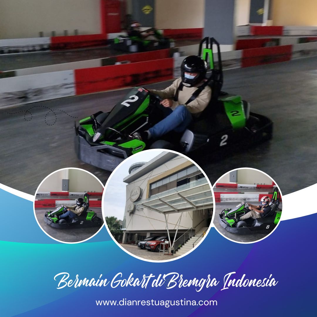 Bermain Gokart di Bremgra Indonesia