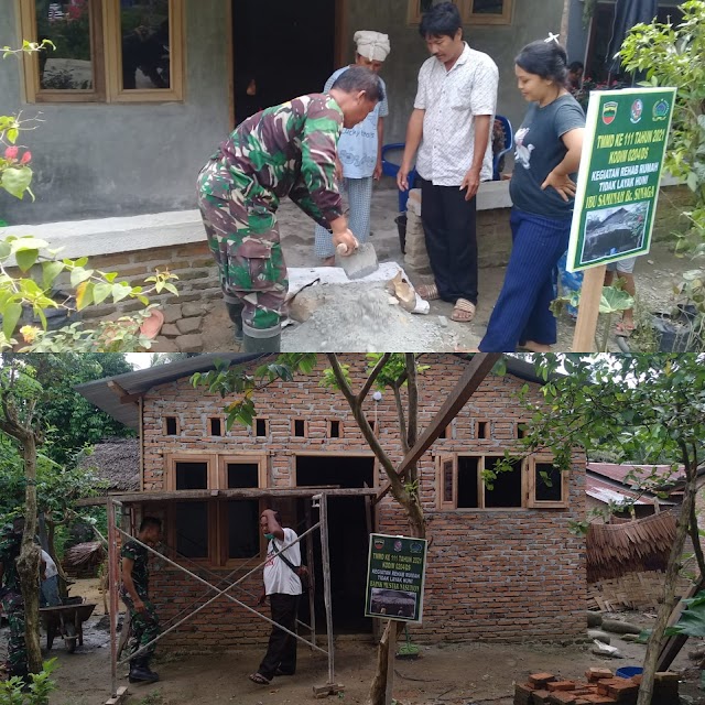 Rumahnya Direhab, Saminah: Seperti Disulap, Terima Kasih TNI