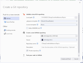 Visual Studio 2022 Create A New GitHub Repository Not Authenticating GitHub Account  (Re-enter your credentials)