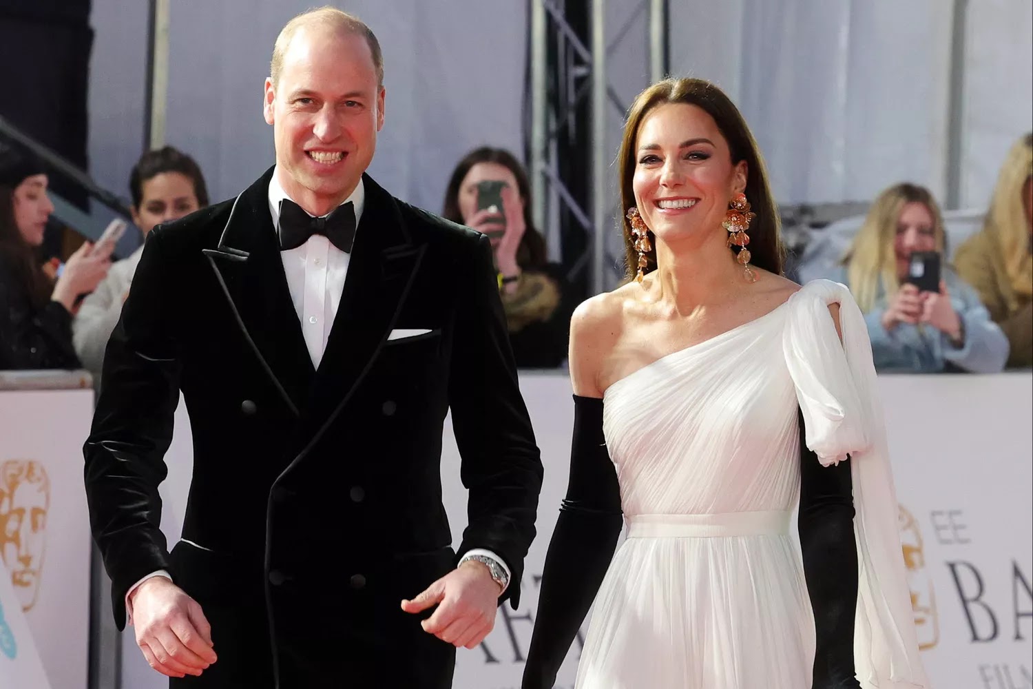 Kate Middleton Rewears BAFTAs Gown at Portrait Gala with Victoria & David  Beckham | Entertainment Tonight