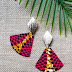 Fabric earrings designs