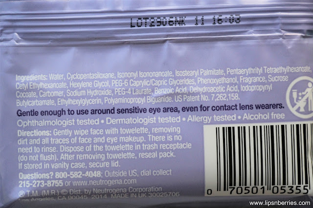 Neutrogena cleansing wipes review