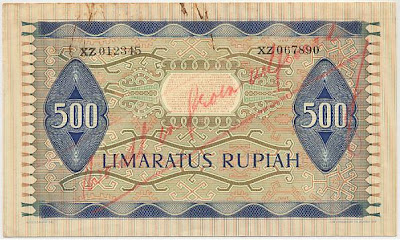  Seri kebudayaan yakni seri pertama yang dicetak oleh Bank Indonesia 1952 (seri kebudayaan)