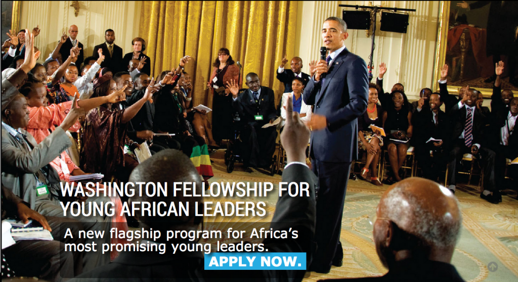 Washington Fellowship for Young African Leaders Info For You US President Barack Obama's Washington Fellowship Programme for Young Africans