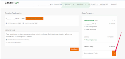 redeem coupon code for web hosting nigeria garanntor