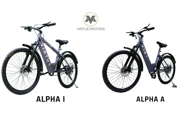 Virtus Motors, Alpha A, Alpha I, Automobile, National News, Vehicles, Virtus Motors Alpha A and Alpha I electric bicycles launched in India.
