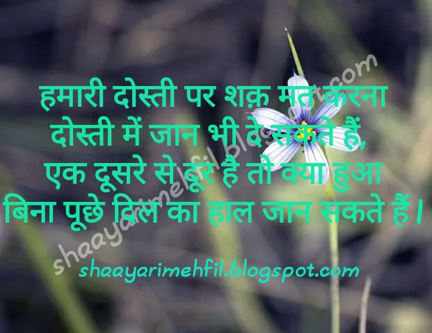 Friendship shayari with images