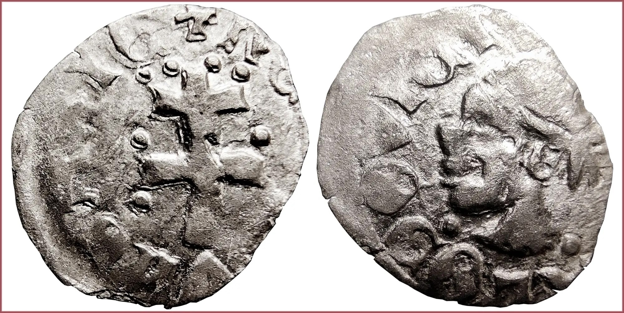 Denár (denarius saracenus), 1373-1382: Kingdom of Hungary