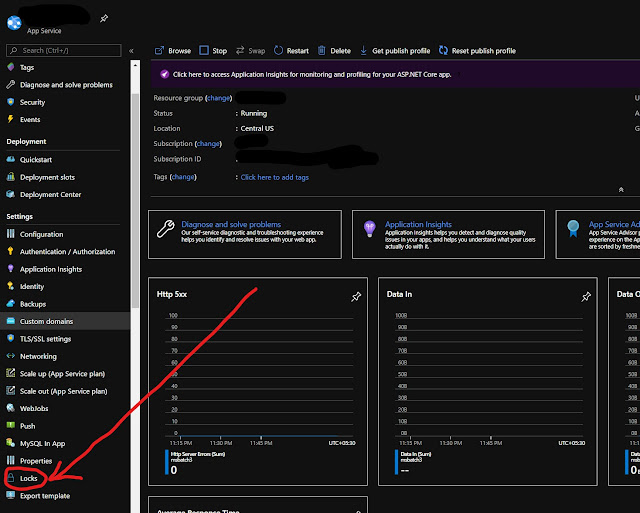 Lock resources to prevent unexpected changes