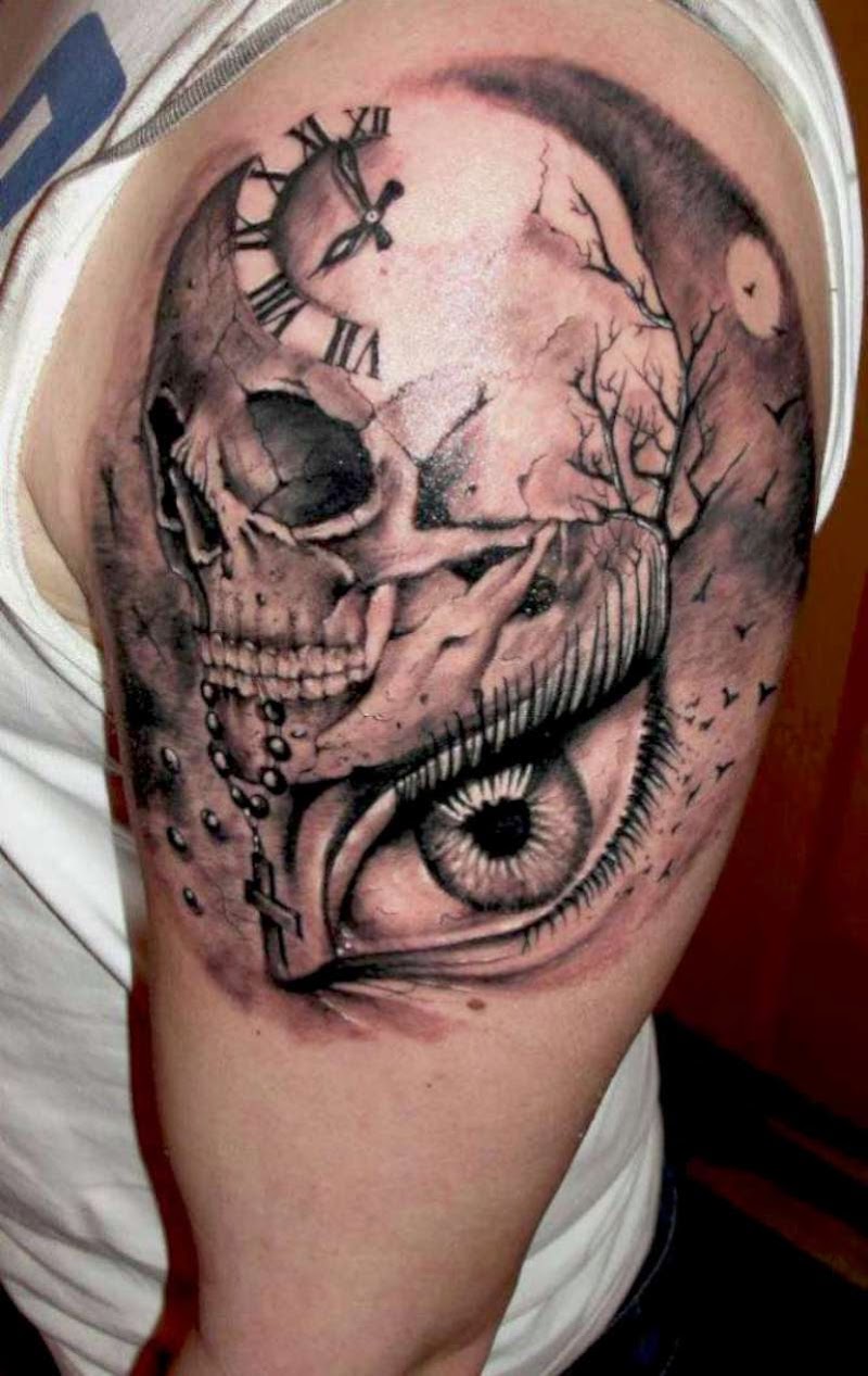 17+ Gambar Tatto Tengkorak, Ide Spesial!