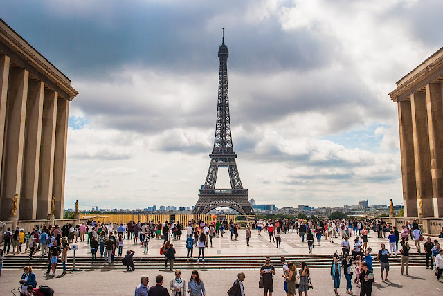 Eiffel tower from Trocadero