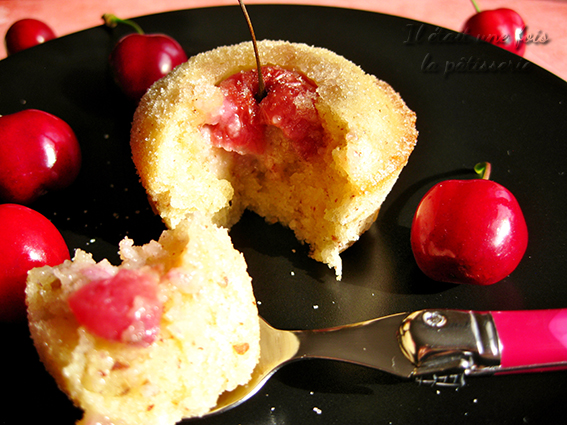 financiers à la cerise