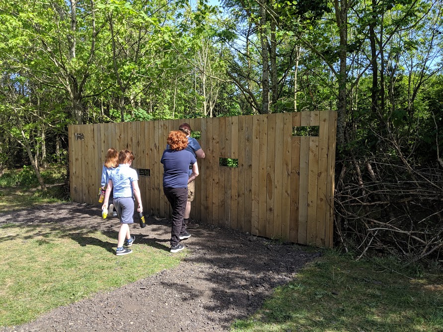 East Cramlington Nature Reserve Trail  - bird hide