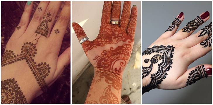40 Gambar Tato Henna Mehndi India Di Jari Tangan Wanita Asli Cantik Dan Oke Banget