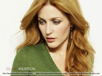gillian anderson, chicago born stunning beauty unseen hd background in green dress