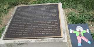 historical marker for Leatherlips hunting camp