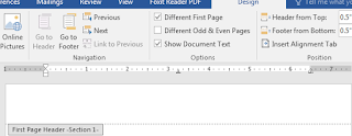 Cara membuat halaman yang berbeda di Microsoft word