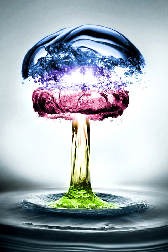 high res apple wallpaper. Apple iphone water miracle